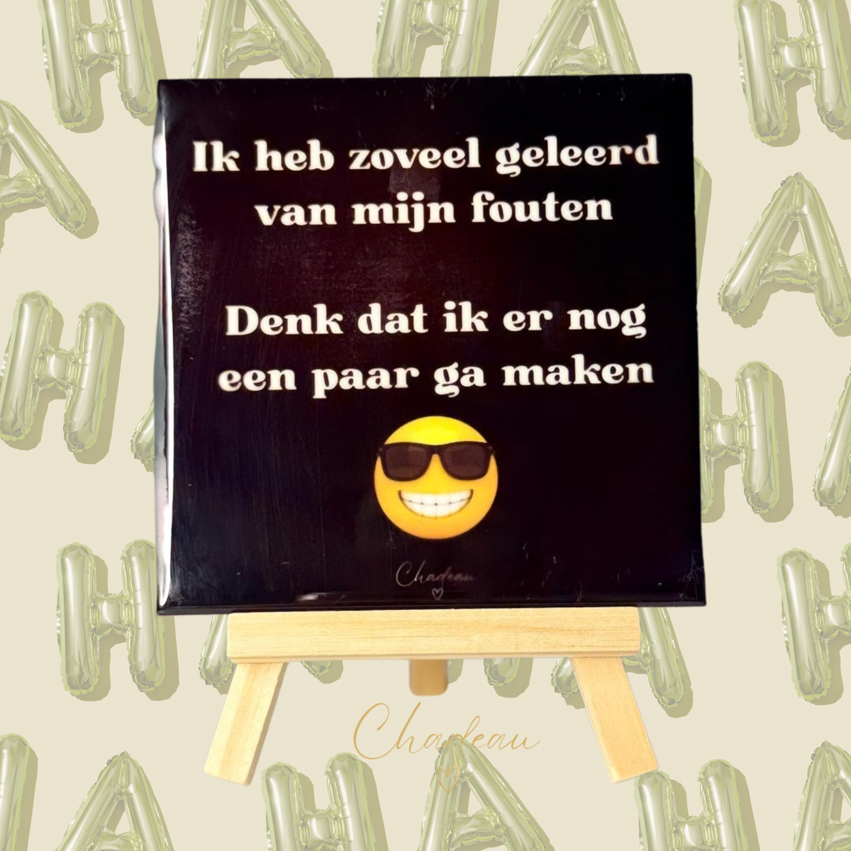 Decoratietegel - Ik heb zoveel geleerd van mijn fouten