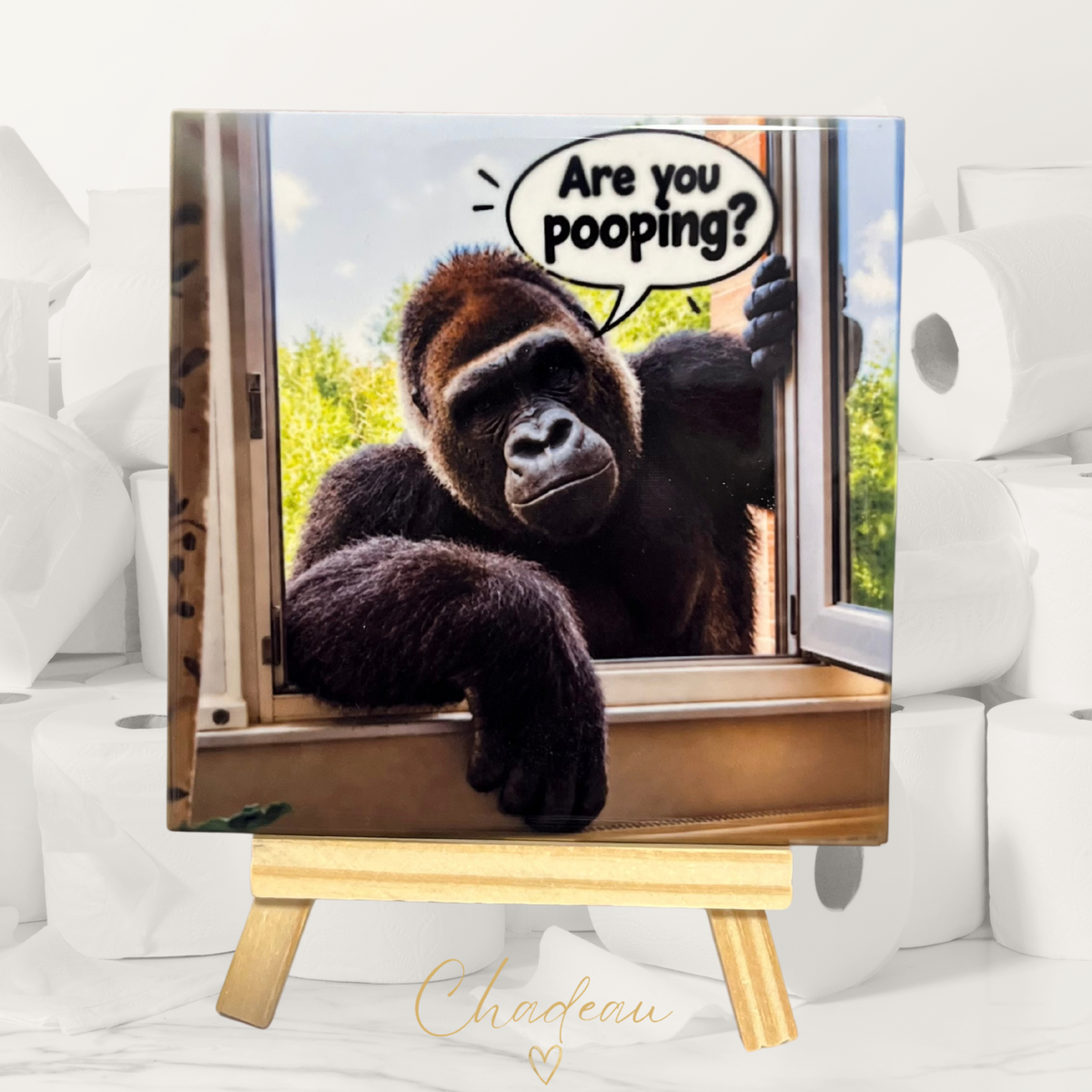 Decoratietegel - Are you pooping?