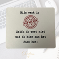 Muismat – Mijn werk is Top Secret